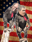 Dick Cheney and George W. Bush